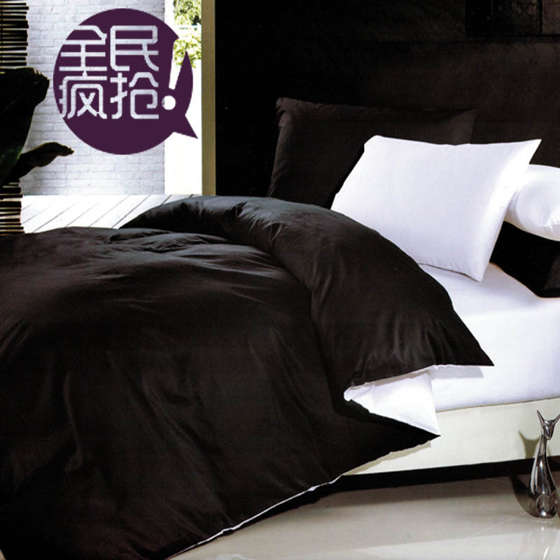 床上用品 純色雙拼 純棉全棉被套床單 四件套100%全活性批發 特價批發・進口・工廠・代買・代購