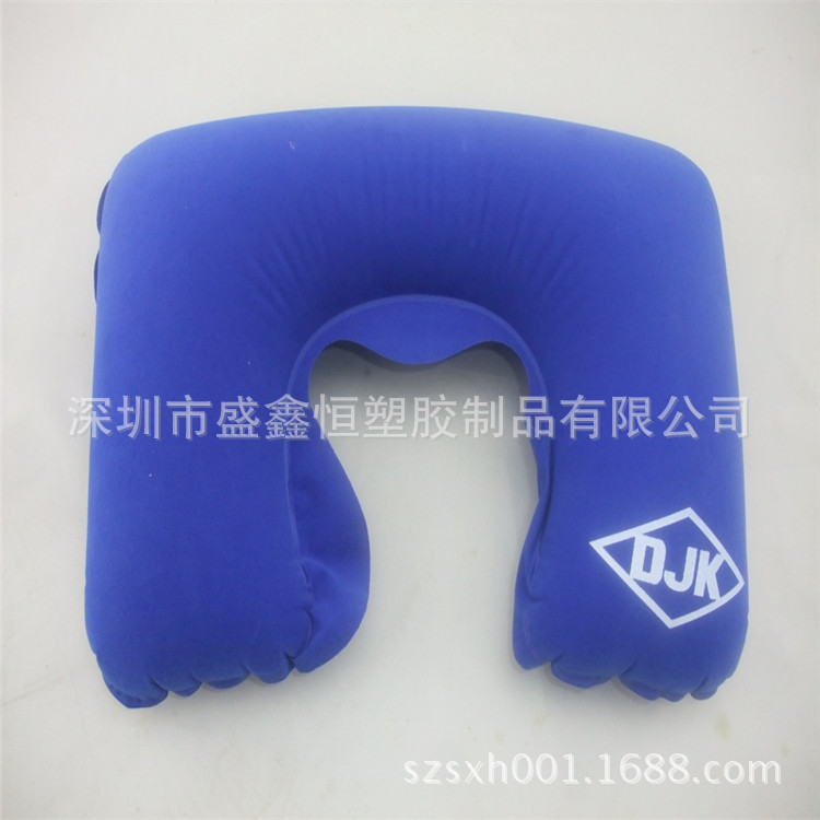 深圳廠傢直銷常規旅行充氣枕頭 環保植絨充氣枕工廠,批發,進口,代購