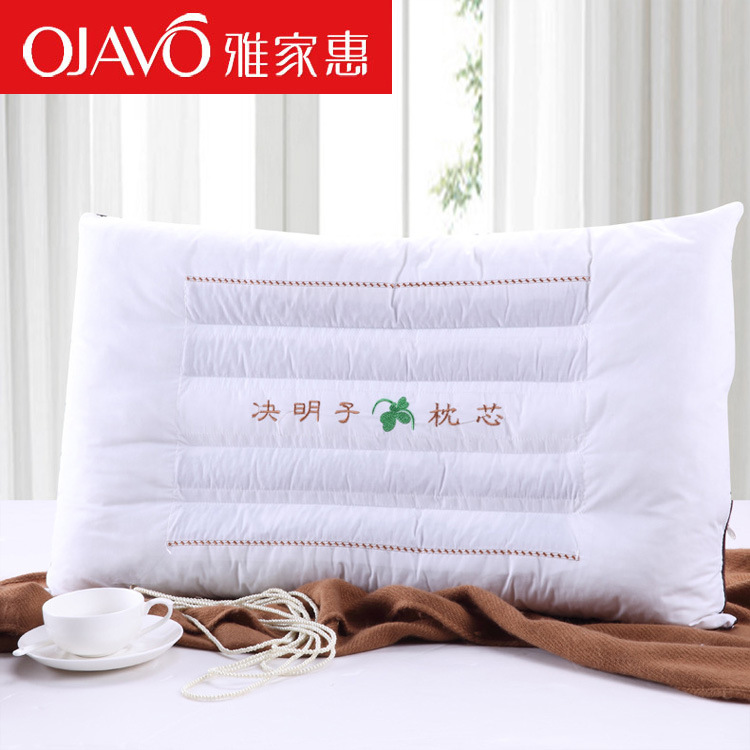 傢紡床品熱銷珍珠棉決明子枕芯純棉護頸枕頭禮品批發一件代發特價工廠,批發,進口,代購