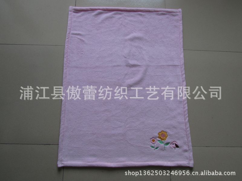 155D288F100%滌280GSM貼佈繡嬰兒珊瑚絨毯批發・進口・工廠・代買・代購