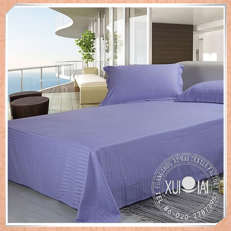 星級酒店床上用品 佈草 賓館四件套 純棉紫色緞條 廠傢直銷工廠,批發,進口,代購