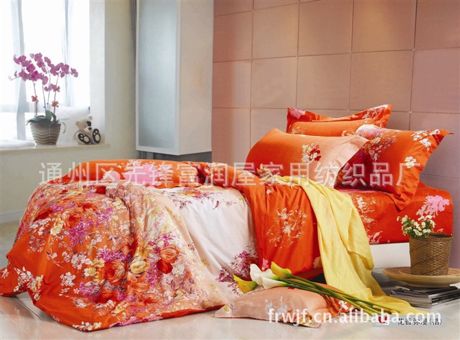 全棉40S斜紋12868印花四件套 床上用品 結婚回禮 年終福利 團購贈工廠,批發,進口,代購