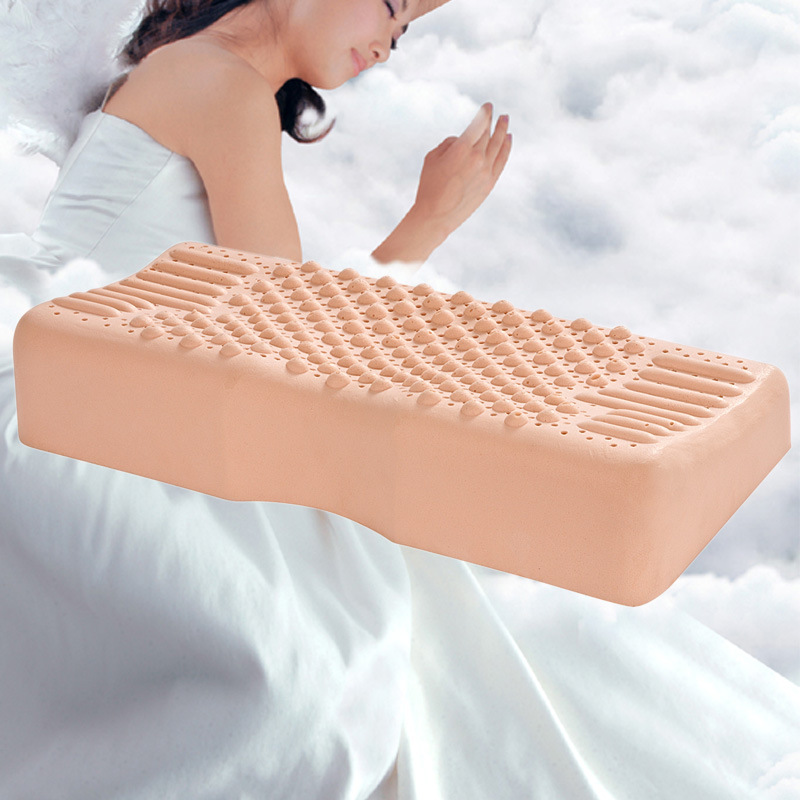 泰國純天然頸椎按摩護頸保健枕芯乳膠枕頭批發・進口・工廠・代買・代購