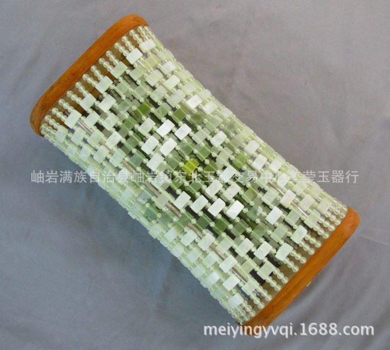 美瑩玉器天然玉石經絡保健玉枕頸椎枕玉石枕頭岫巖玉空芯枕 VZ20批發・進口・工廠・代買・代購