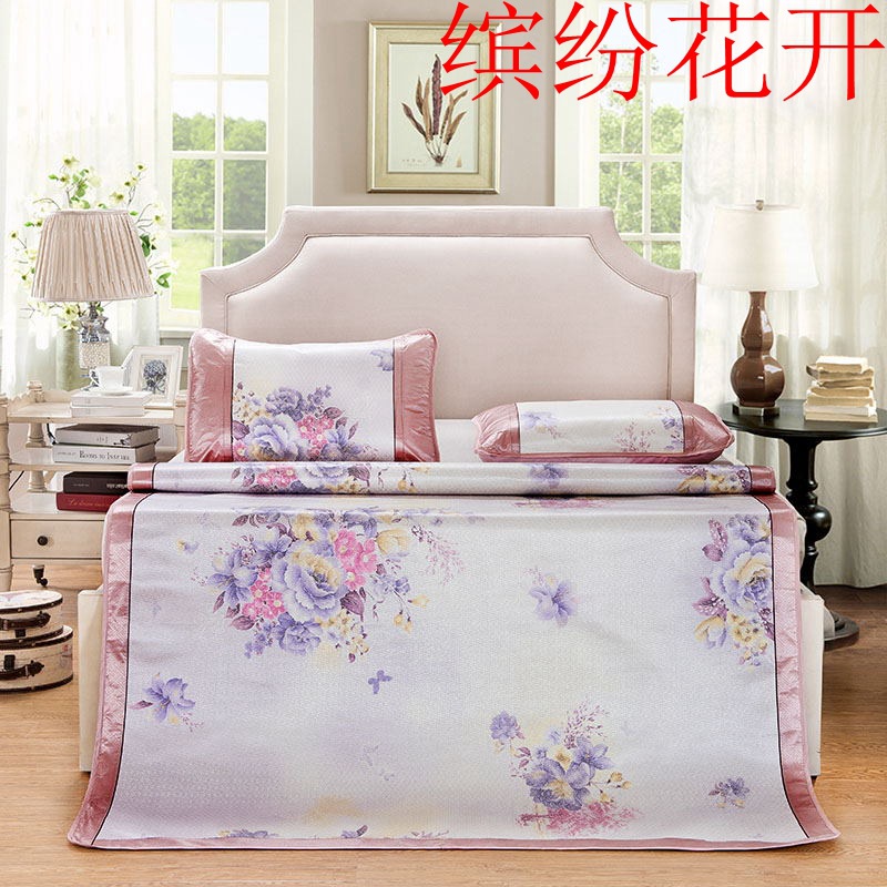 2016新品 印花防滑無紡佈冰絲席 可水洗學生涼席批發 廠傢直銷工廠,批發,進口,代購