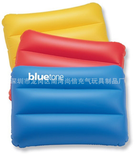 pvc傢用枕頭  戶外旅行充氣枕，方形pvc充氣 環保定製批發・進口・工廠・代買・代購