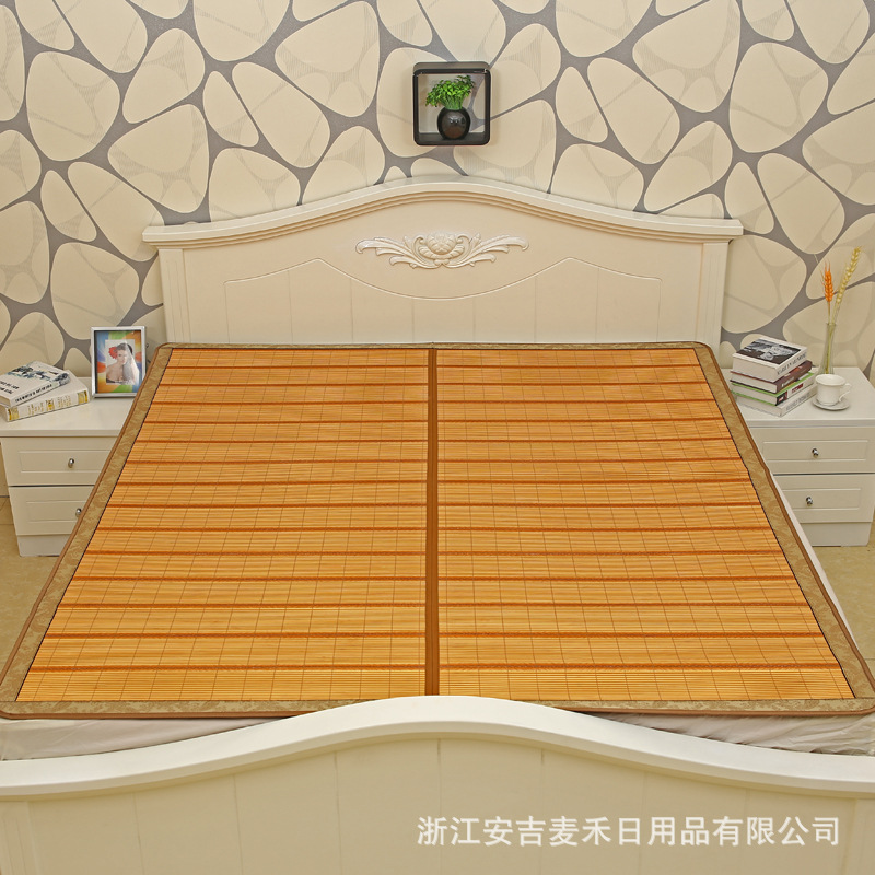 安吉涼席雙麵席竹席 2015新款碳化席 夏可折疊1.8米1.5米 特價工廠,批發,進口,代購