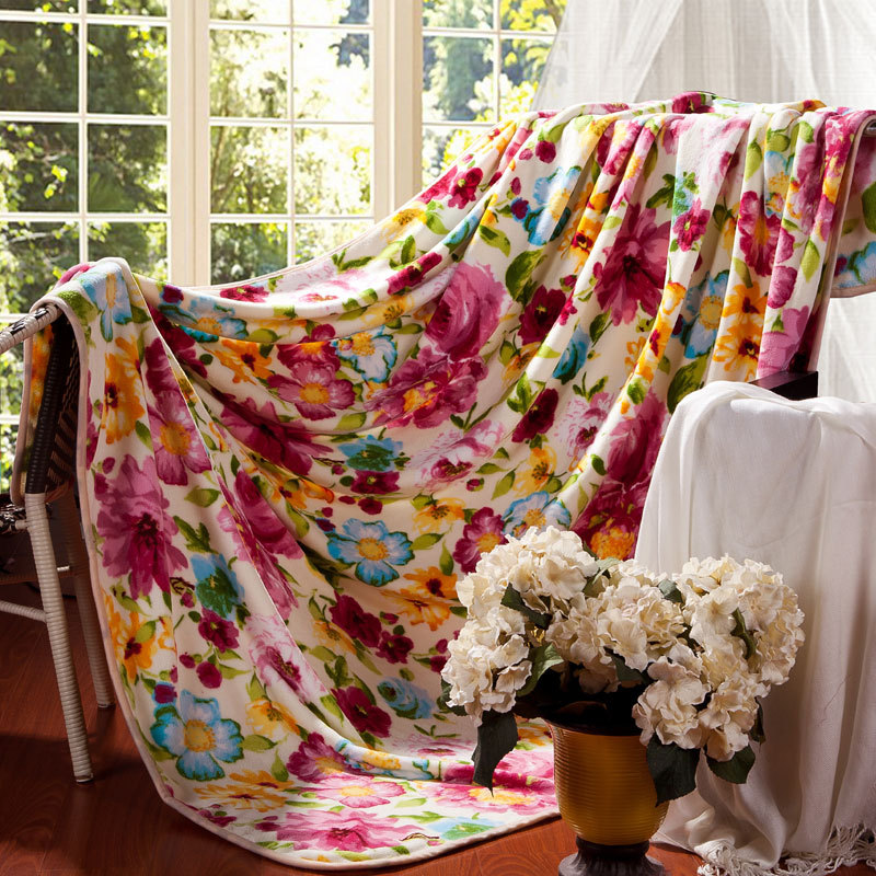 富安娜傢紡 空調午睡毯 高密珊瑚絨毯 法蘭絨毯 支持批發一件代發批發・進口・工廠・代買・代購