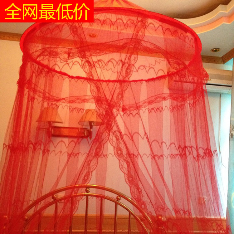 公主蚊帳 韓國吊頂蕾絲花邊大提花 圓頂蚊帳 宮廷蚊帳批發工廠,批發,進口,代購