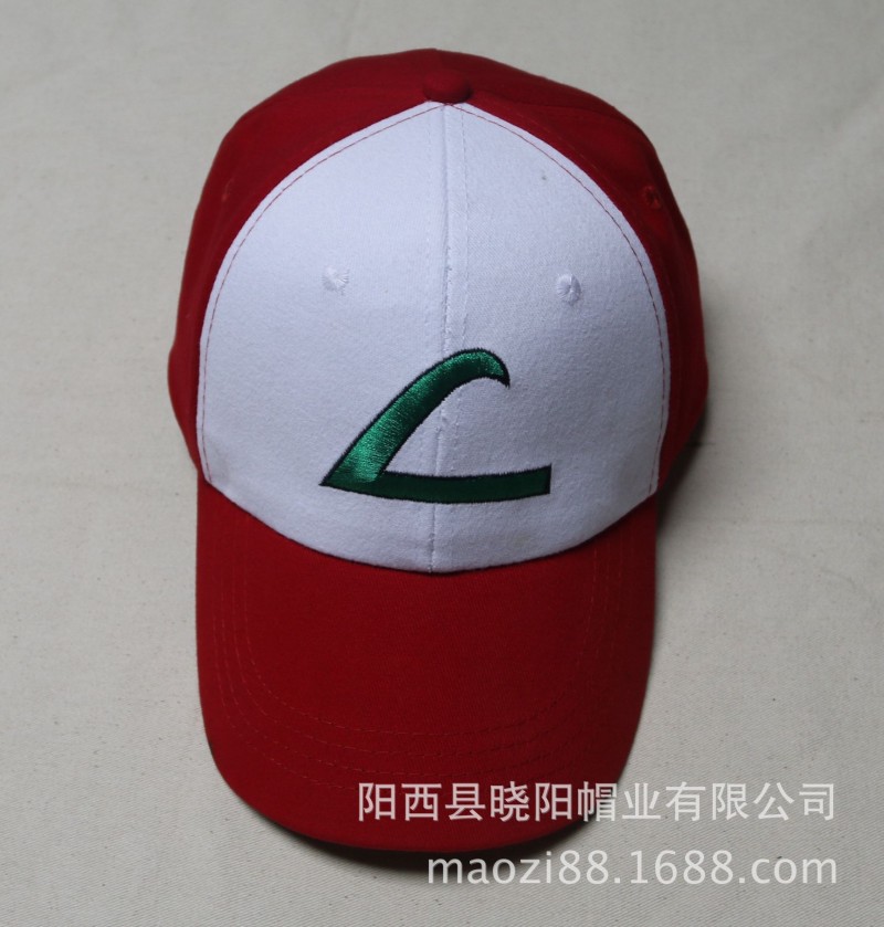 批發定做POKEMON寵物小精靈神奇寶貝口袋COS動漫太陽小智棒球帽子工廠,批發,進口,代購