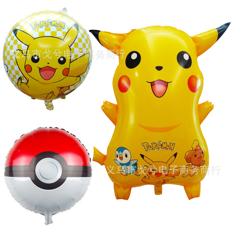新款pokemon go皮卡丘神奇寶貝口袋精靈妖怪氣球鋁膜氣球玩具氣球批發・進口・工廠・代買・代購