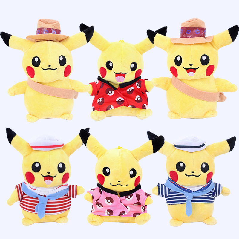 批發皮卡丘同款玩偶 寵物小精靈寵物小精靈POKEMON毛絨娃娃公仔批發・進口・工廠・代買・代購