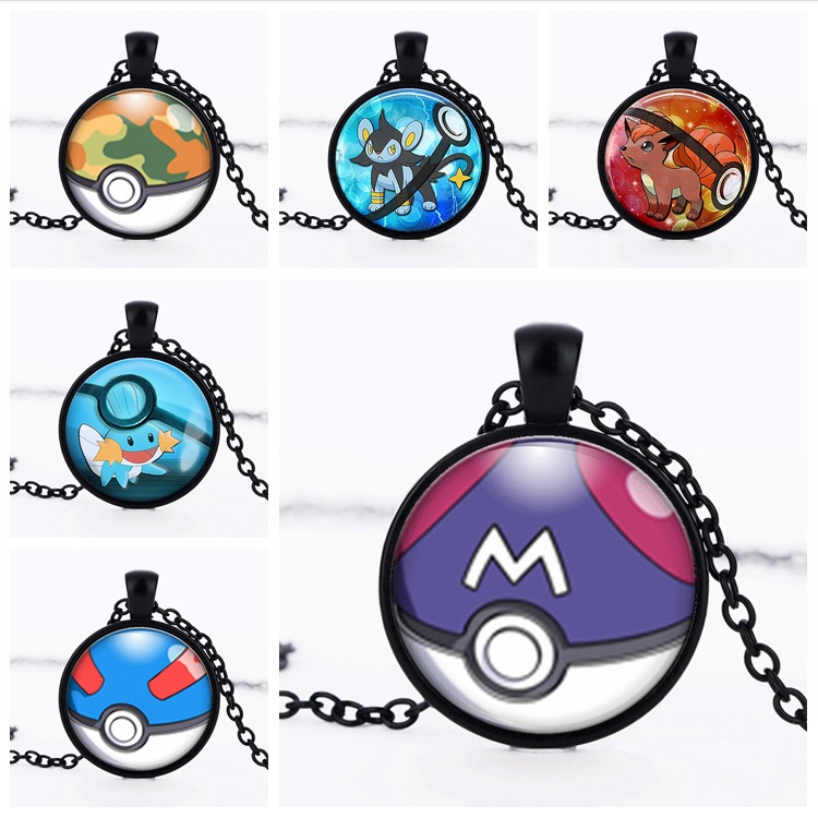 動漫Pokemon go爆款 寵物小精靈寶可夢go時光寶石項鏈 一件代銷批發・進口・工廠・代買・代購