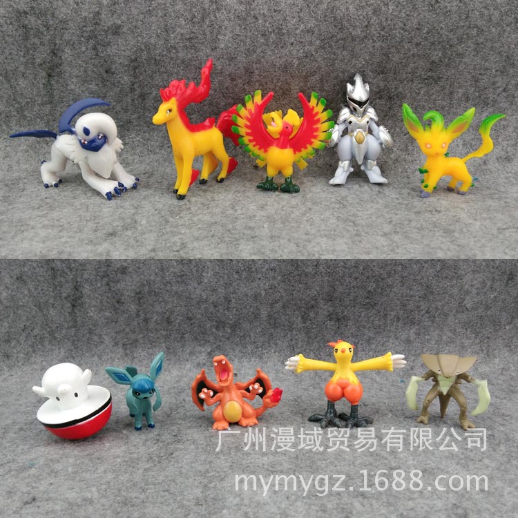Pokemon 寵物小精靈 寶可夢go 神奇寶貝 10款公仔擺件玩具4-6cm工廠,批發,進口,代購