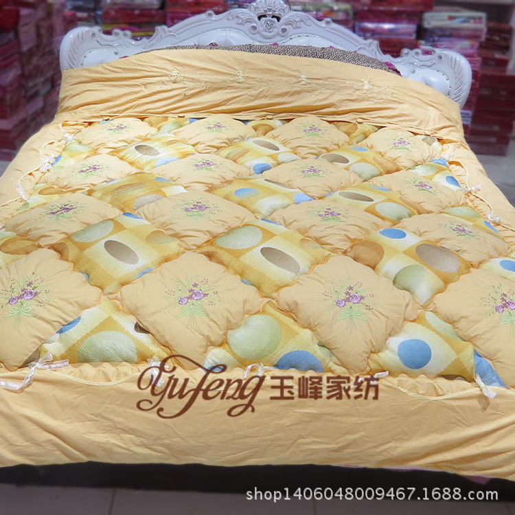 玉峰傢紡半活套被批發  床上用品 優質被芯 加厚秋冬被子批發・進口・工廠・代買・代購