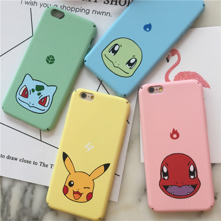 Pokemon寶可夢go手機殼iphone6plus皮卡丘蘋果6s寵物小精靈硬殼工廠,批發,進口,代購
