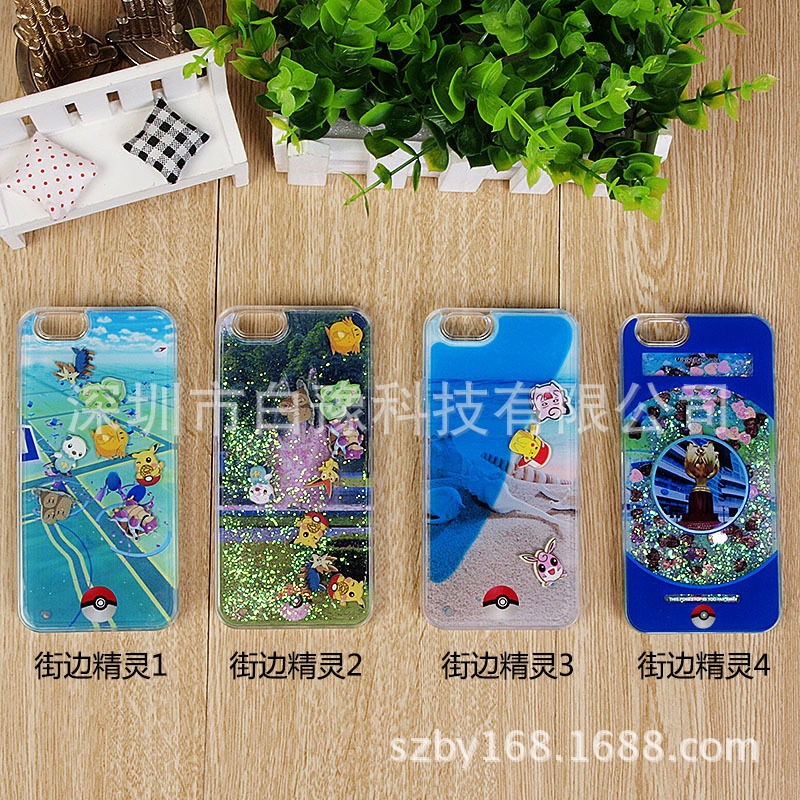 新款蘋果6TPU+PC全包軟邊iphone6 plus寵物小精靈漂浮手機殼工廠,批發,進口,代購