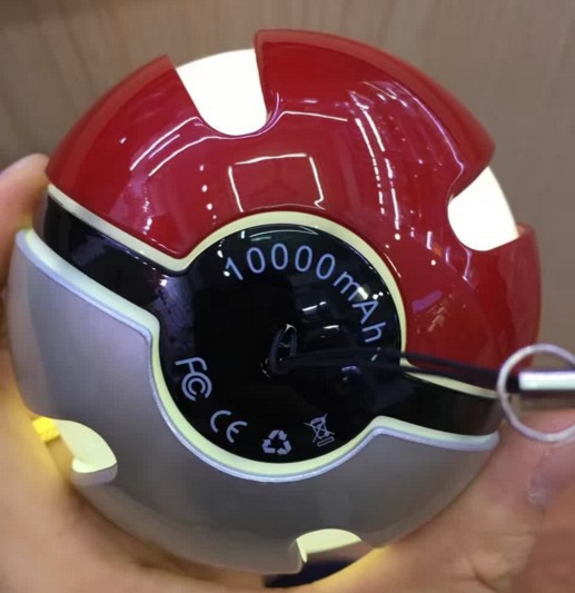 寶可夢go一代移動電源 精靈球充電寶 爆款皮卡秋卡通Pokemon Go批發・進口・工廠・代買・代購