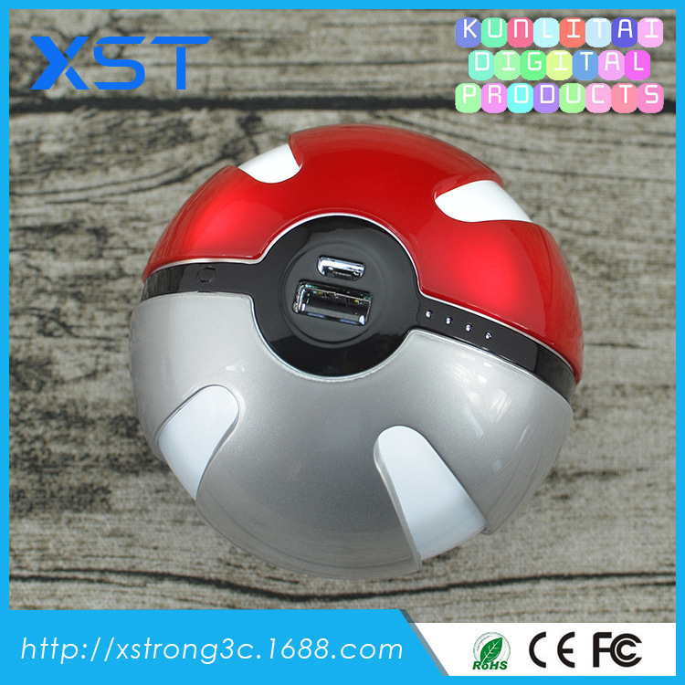 Pokemon Go精靈球充電寶寶可夢go神奇寶貝小精靈移動電源廠傢直銷工廠,批發,進口,代購