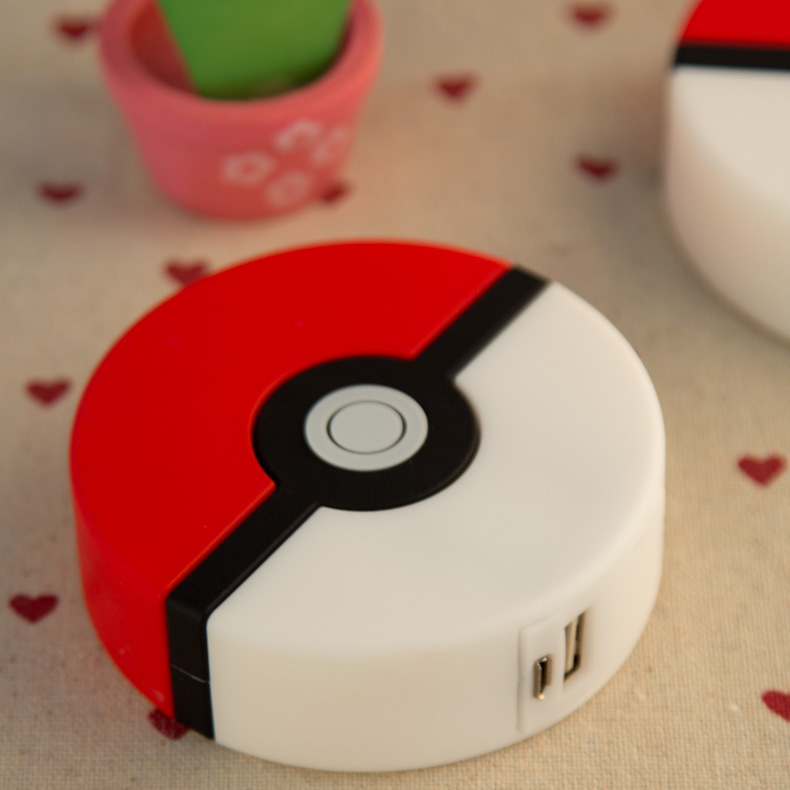 新款3D精靈球Pokemon Go充電寶可愛卡通創意寶可夢go移動電源工廠,批發,進口,代購