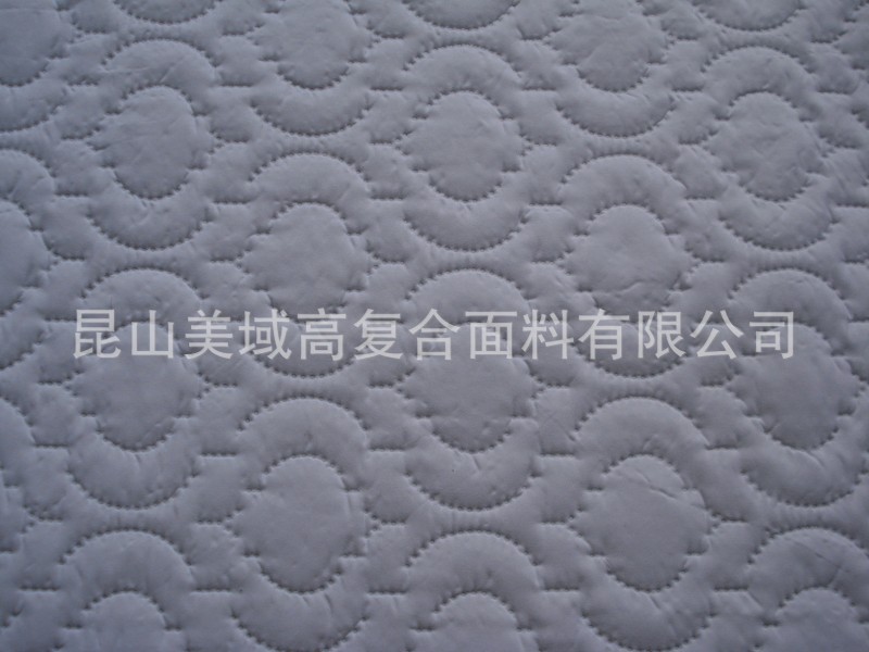 燈籠花型超音波絎縫春亞紡+噴膠棉+無紡佈復合TPU工廠,批發,進口,代購