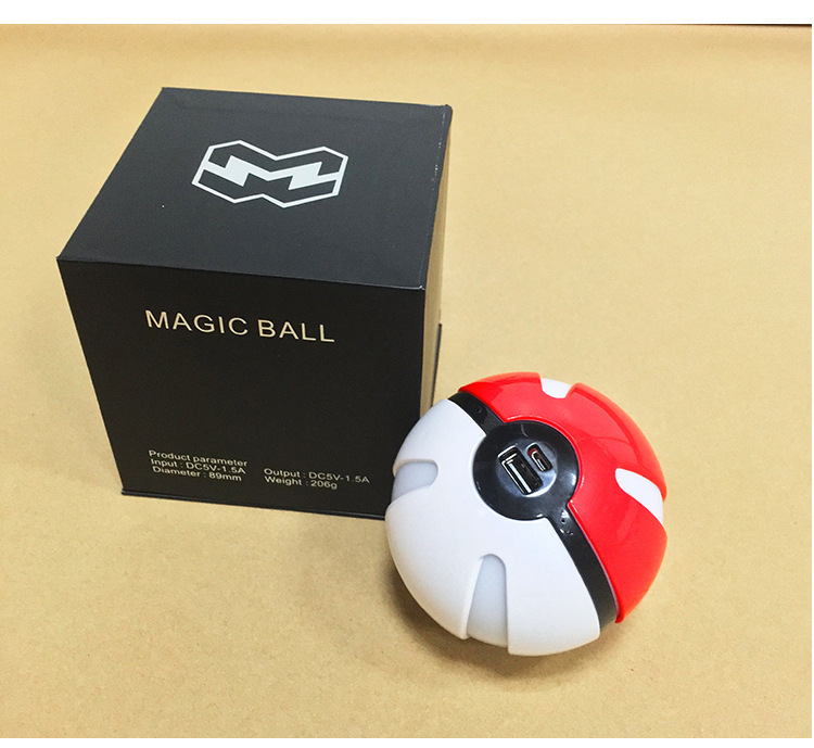 Pokemon Go精靈球充電寶卡通神奇寶貝寶可夢go移動電源廠傢批發工廠,批發,進口,代購