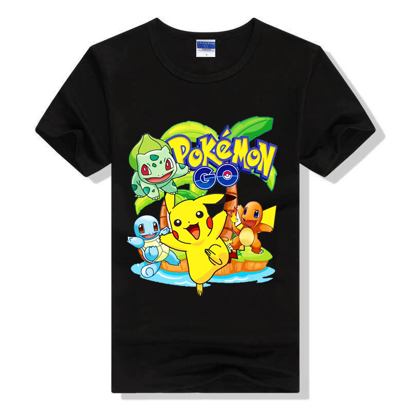 新款成人短袖POKEMON GO遊戲寶可夢go印花短袖成人服裝批發MS1072批發・進口・工廠・代買・代購