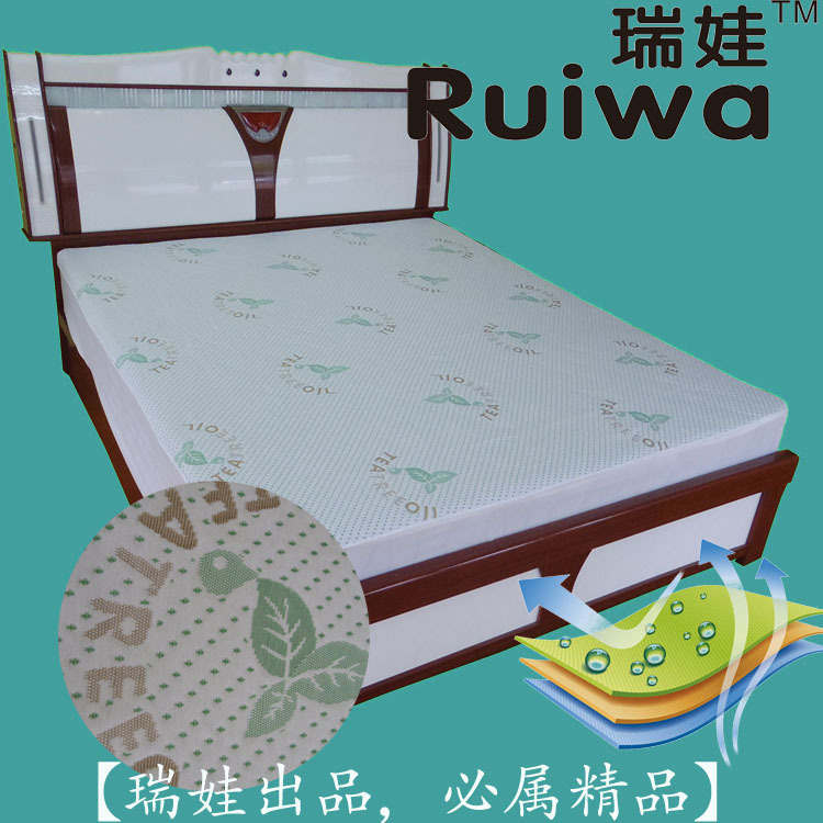 空氣層防水透氣床墊保護套(CDT-KQC-茶樹)批發・進口・工廠・代買・代購