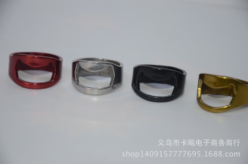 不銹鋼戒指 指環 易拉環手指碑酒開瓶器 啟瓶器 汽水飲料起酒器具工廠,批發,進口,代購