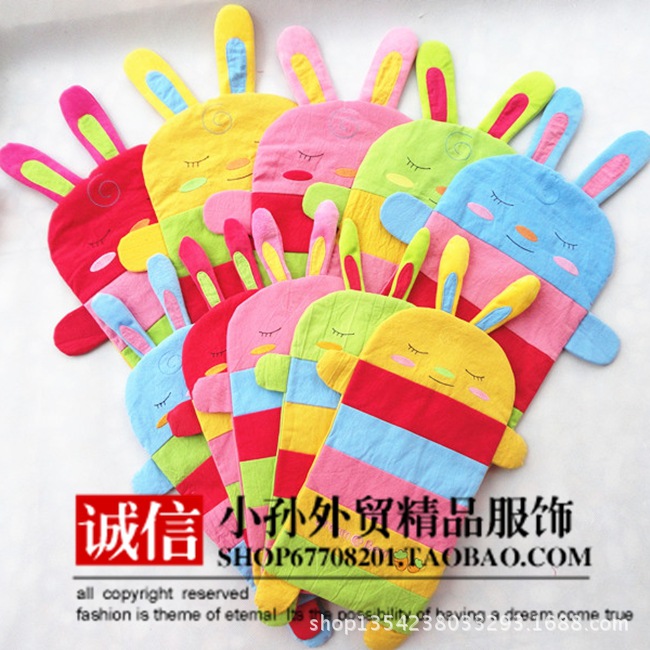 特價！2014韓版純棉縐佈卡通長耳小兔蕎麥芯中號加長版兒童枕頭工廠,批發,進口,代購