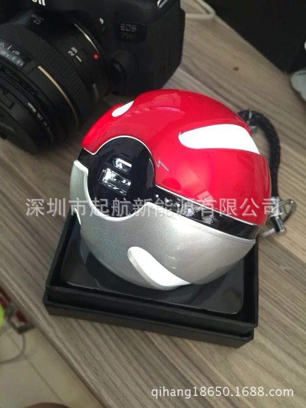 精靈球充電寶 Pokemon Go寶可夢goGO移動電源寵物精靈充電寶廠傢工廠,批發,進口,代購