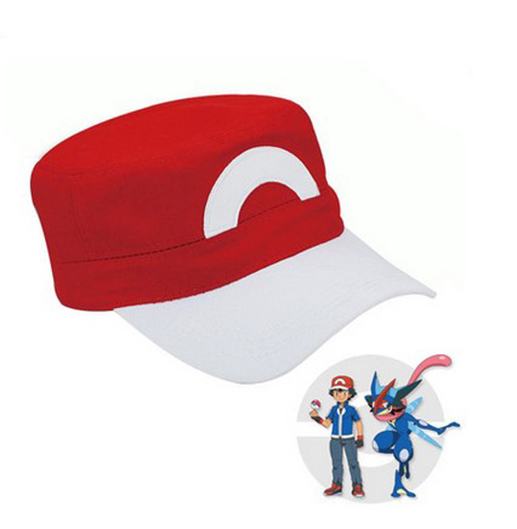 寶可夢go寵物小精靈平頂帽棒球帽印刷新款小智帽子精靈動畫帽子批發・進口・工廠・代買・代購