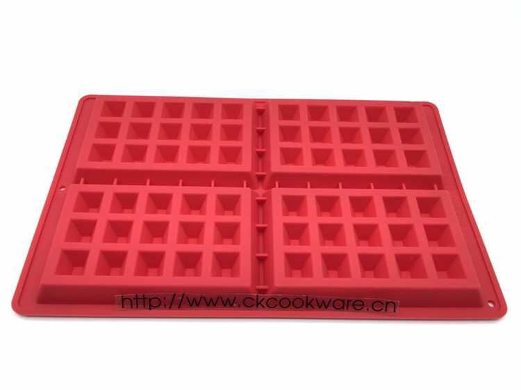 蛋糕模矽膠四連華夫餅創意DIY 香皂模 冰模 石膏模工廠,批發,進口,代購