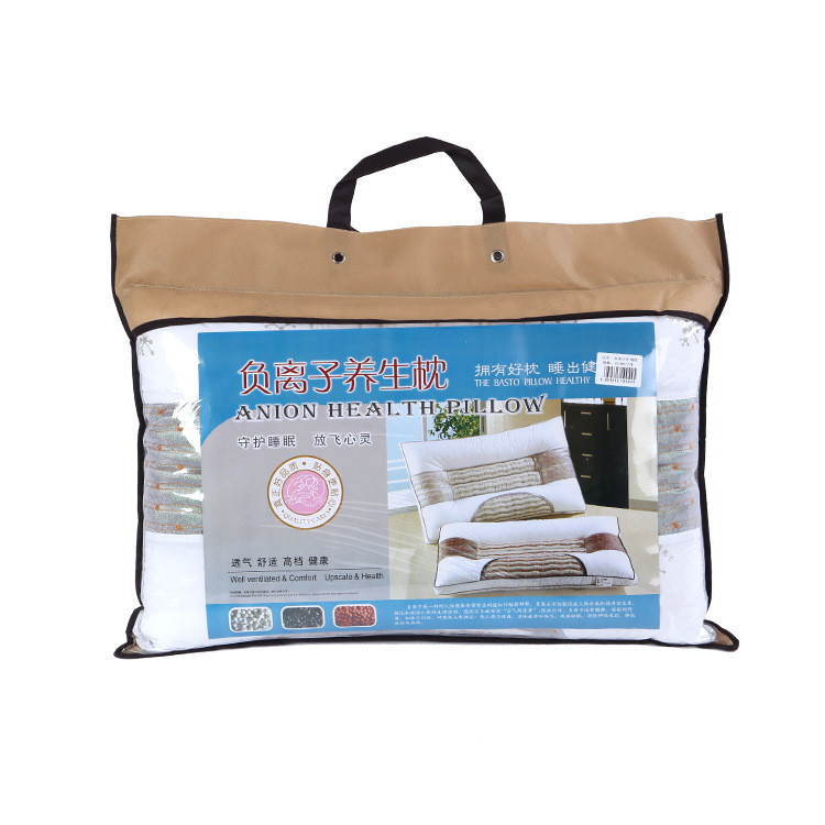 枕頭一件代發 決明子養生保健枕 負離子磁療純棉枕頭長方形工廠,批發,進口,代購