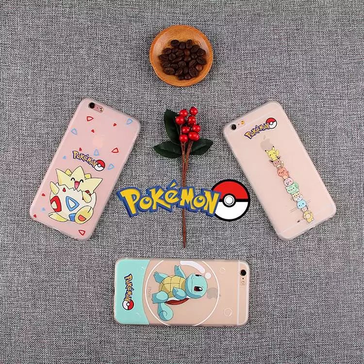 Pokemon go手機殼 蘋果6寶可夢go皮卡丘手機保護套工廠,批發,進口,代購