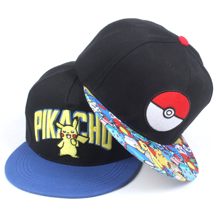 神奇寶貝Pokemon Go寶可夢go小智動漫帽子嘻哈棒球帽子寵物小精靈批發・進口・工廠・代買・代購