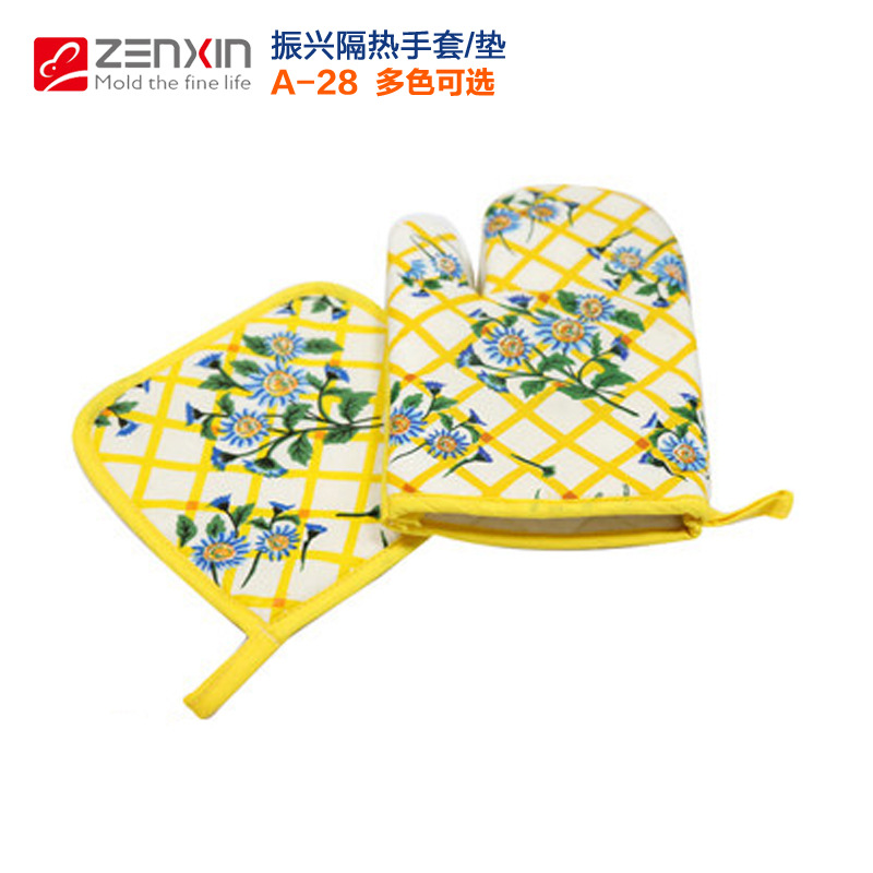 [振興]廚房A-28微波爐二件套/隔熱墊/隔熱手套 烤箱手套工廠,批發,進口,代購
