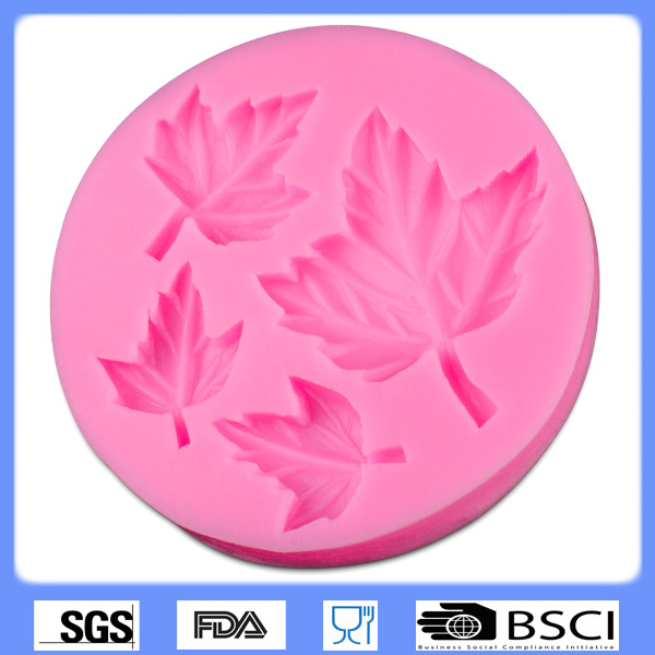 廠傢直銷 矽膠翻糖模 巧克力糖藝工具 葉子型DIY蛋糕裝飾工具工廠,批發,進口,代購