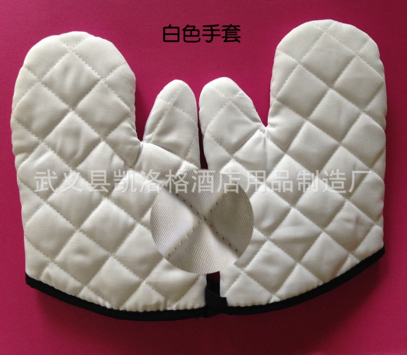 長期供應 創意烘培DIY烤箱手套 白色防高溫廚房隔熱手套批發・進口・工廠・代買・代購