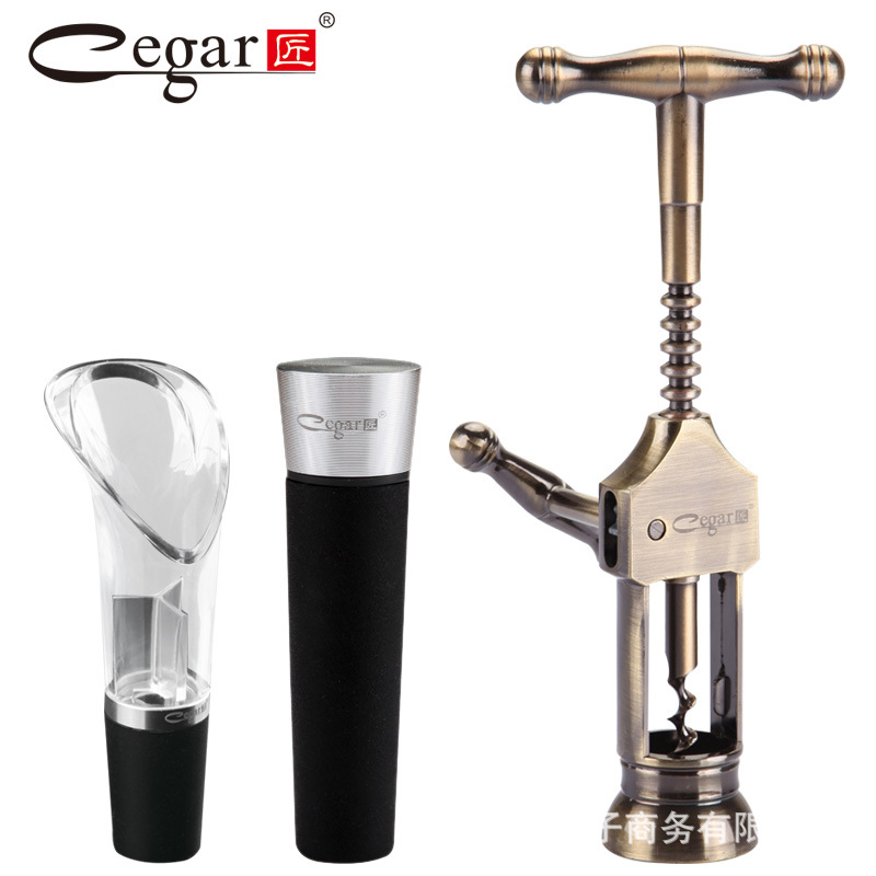 匠牌 高檔創意合金紅酒開瓶器  不銹鋼紅酒開瓶器  多功能開瓶器工廠,批發,進口,代購
