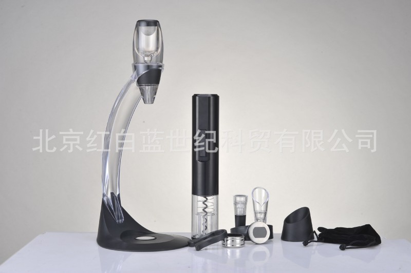 豪華雙層高端紅酒電動開酒器套裝 葡萄酒酒具 電動開瓶器工廠,批發,進口,代購