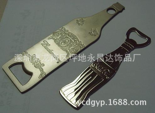 不銹鋼金屬開瓶器、金屬浮雕啤酒開瓶器 個性開瓶器定做工廠,批發,進口,代購
