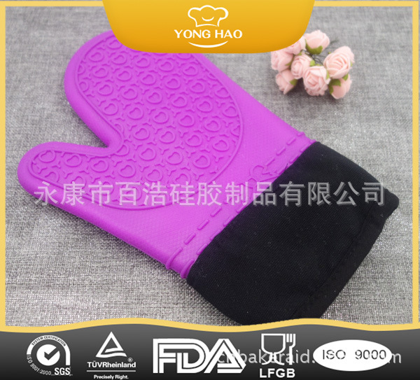 廠傢直銷 2016新款現貨批發微波爐手套矽膠+棉佈防燙手套工廠,批發,進口,代購