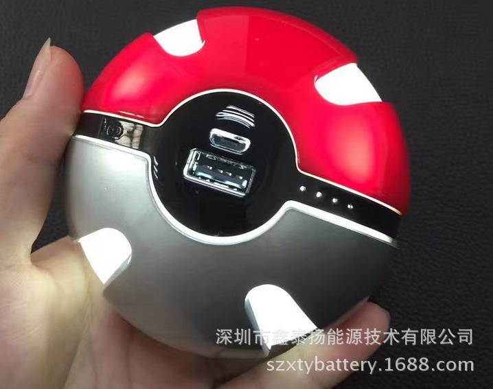 現貨Pokemon Go精靈球充電寶卡通神奇寶貝寶可夢go移動電源一代批發・進口・工廠・代買・代購