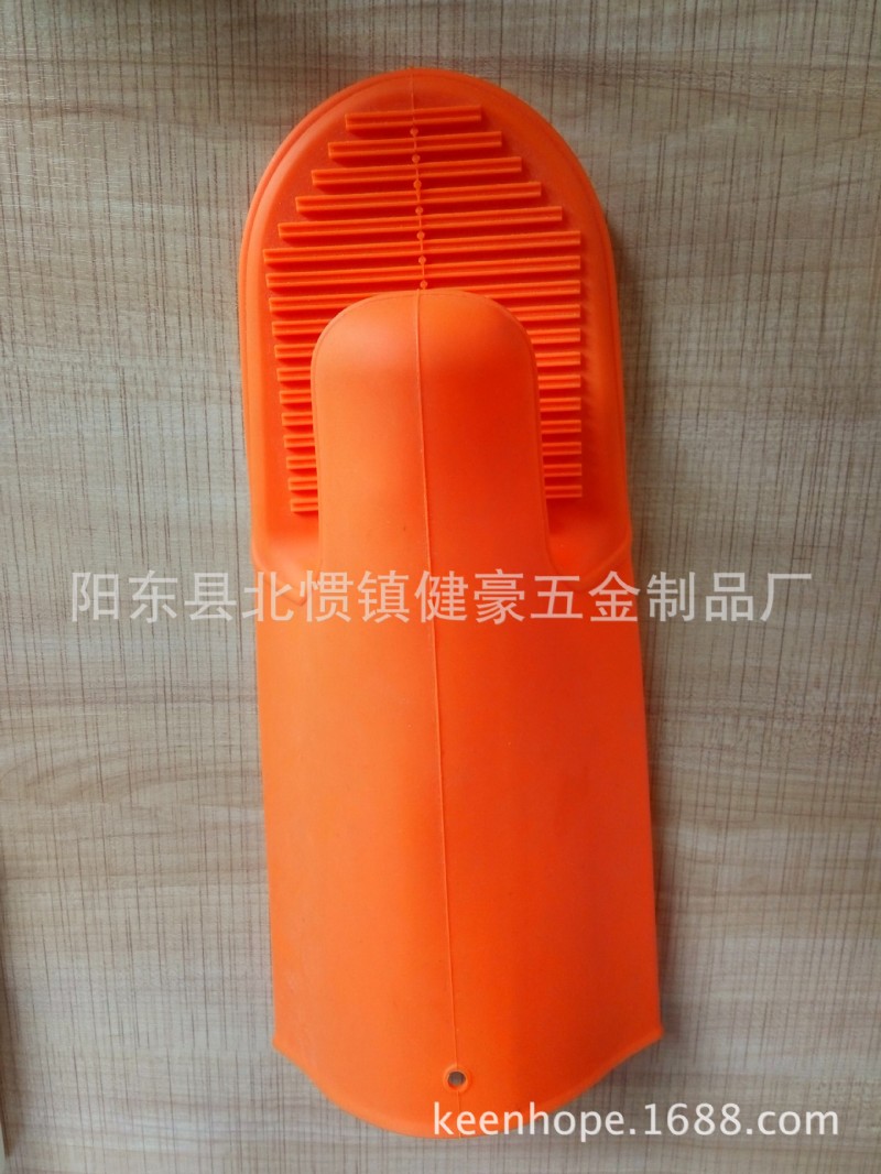 矽膠烘培工具防燙隔熱微波爐手套 防護五指取盤防燙矽膠隔熱手夾工廠,批發,進口,代購
