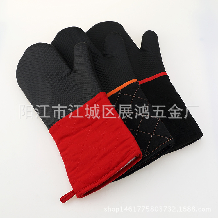 廚房用品 隔熱 微波爐手套 烤箱烘焙手套 防火膠 防滑橡膠手套工廠,批發,進口,代購
