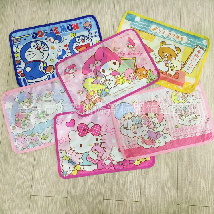 日單hello Kitty 美樂蒂 雙子星  叮當貓餐墊 卡通佈藝餐墊 桌佈工廠,批發,進口,代購