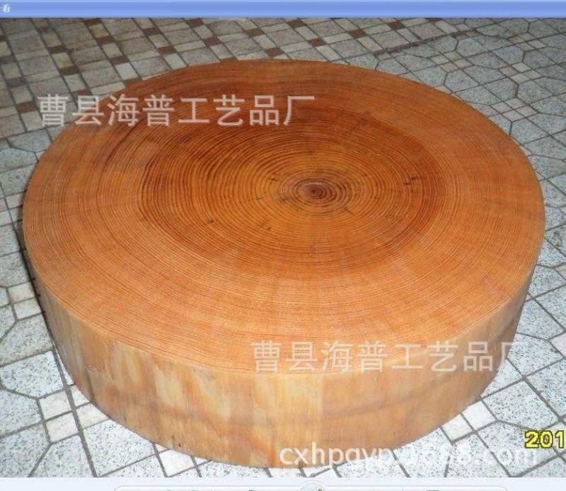 批發定做 天然環保無漆現貨鐵木砧板 優質木材加厚圓形切菜墩批發・進口・工廠・代買・代購