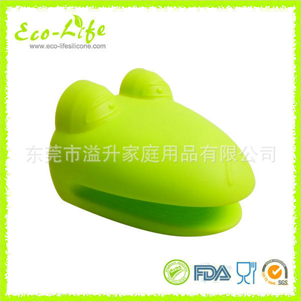 廠傢直銷加厚矽膠微波爐隔熱手套夾-青蛙 烘焙工具工廠,批發,進口,代購