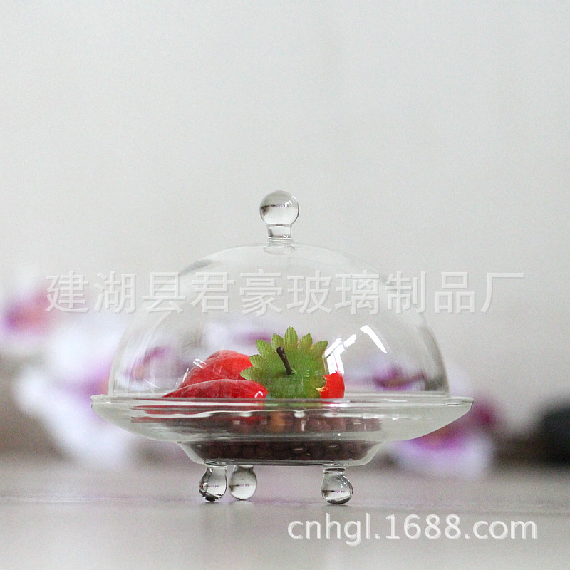工廠直銷 透明玻璃罩蛋糕麵包罩、食品、奶酪、點心、果盤防塵罩批發・進口・工廠・代買・代購